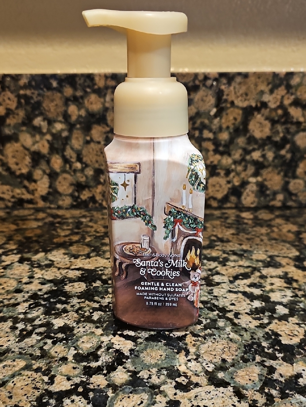 BBW Santa's Milk & Cookies Gentle & Clean Foaming Hand Soap